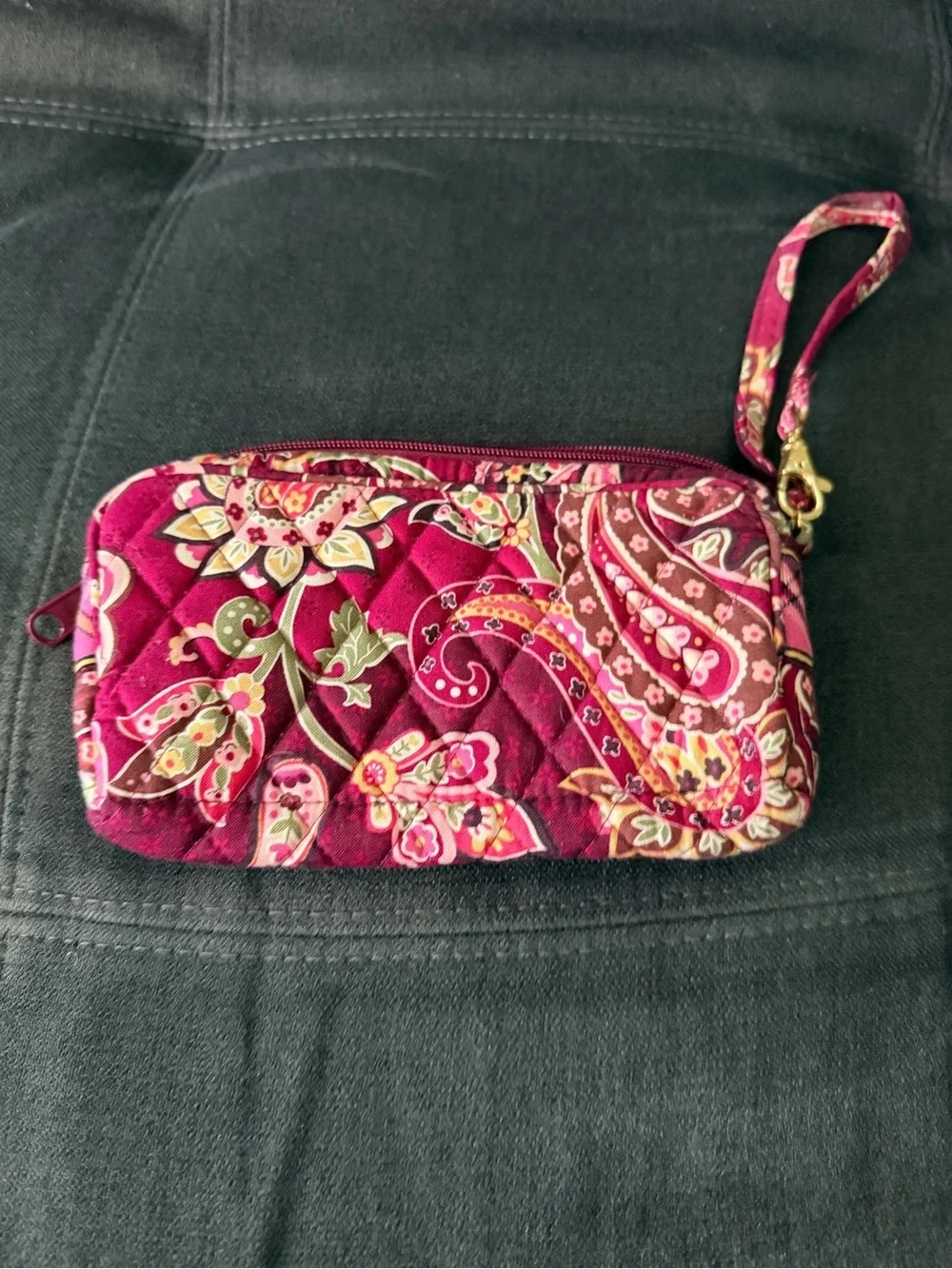 Vera Bradley compact quilted